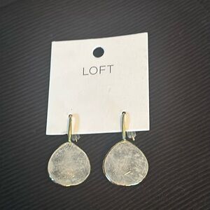NWT Loft Opal Crystal Drop Earrings